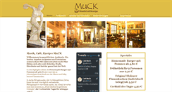 Desktop Screenshot of cafe-muck.de