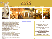 Tablet Screenshot of cafe-muck.de
